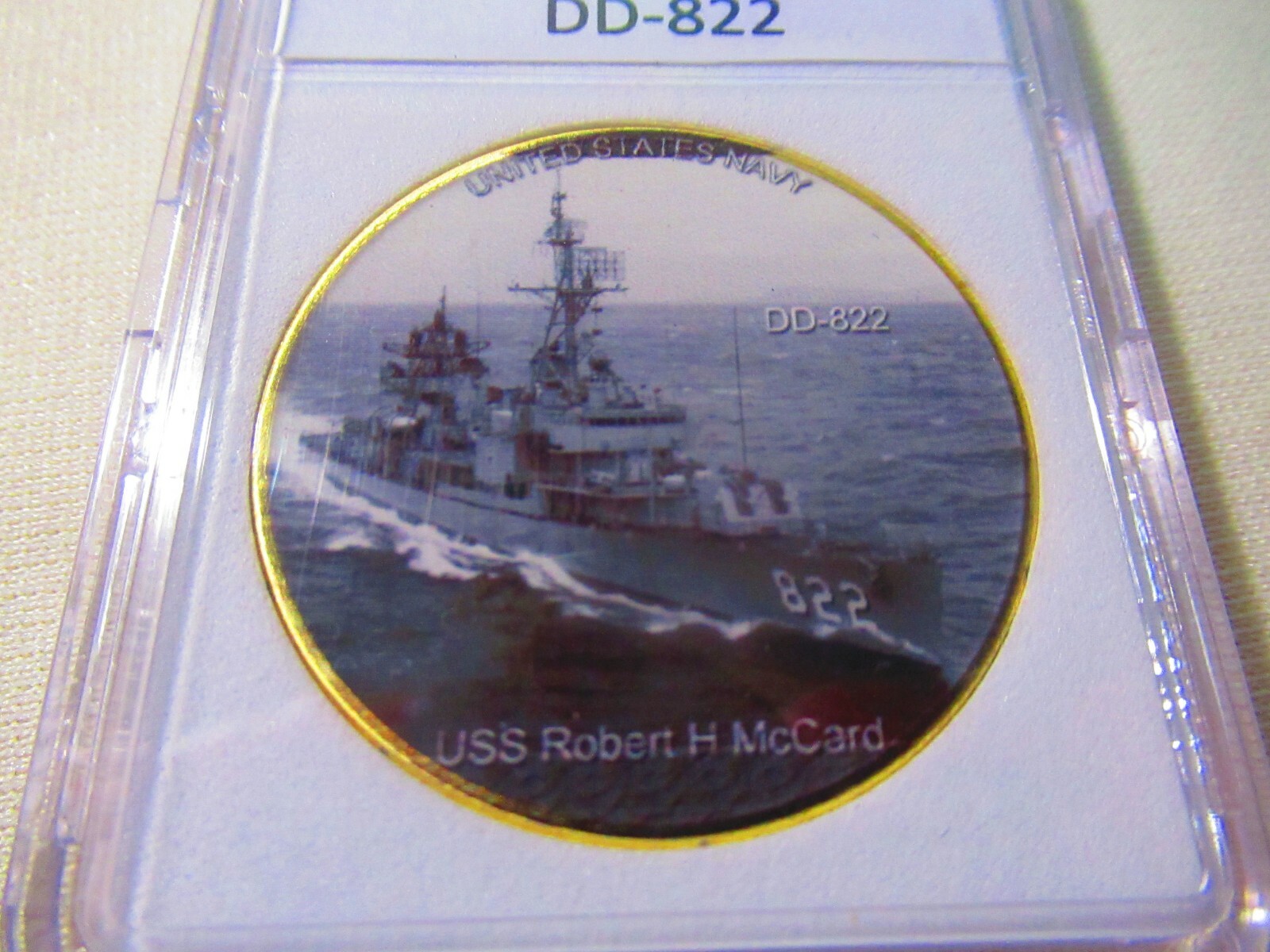 US NAVY - USS Robert H. McCard (DD-822) Challenge Coin