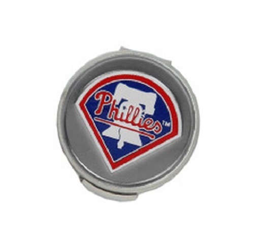 Philadelphia Phillies Hat / Cap Clip with Double Sided Golf Ball Marker
