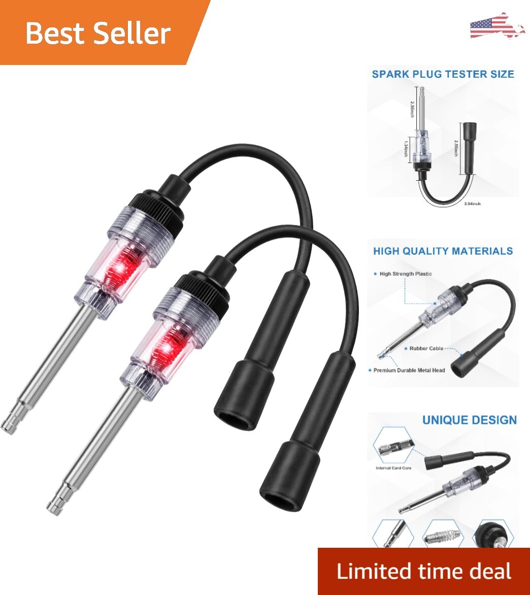 Multifunctional Spark Plug Tester - Durable Diagnostic Tool - Small Engines