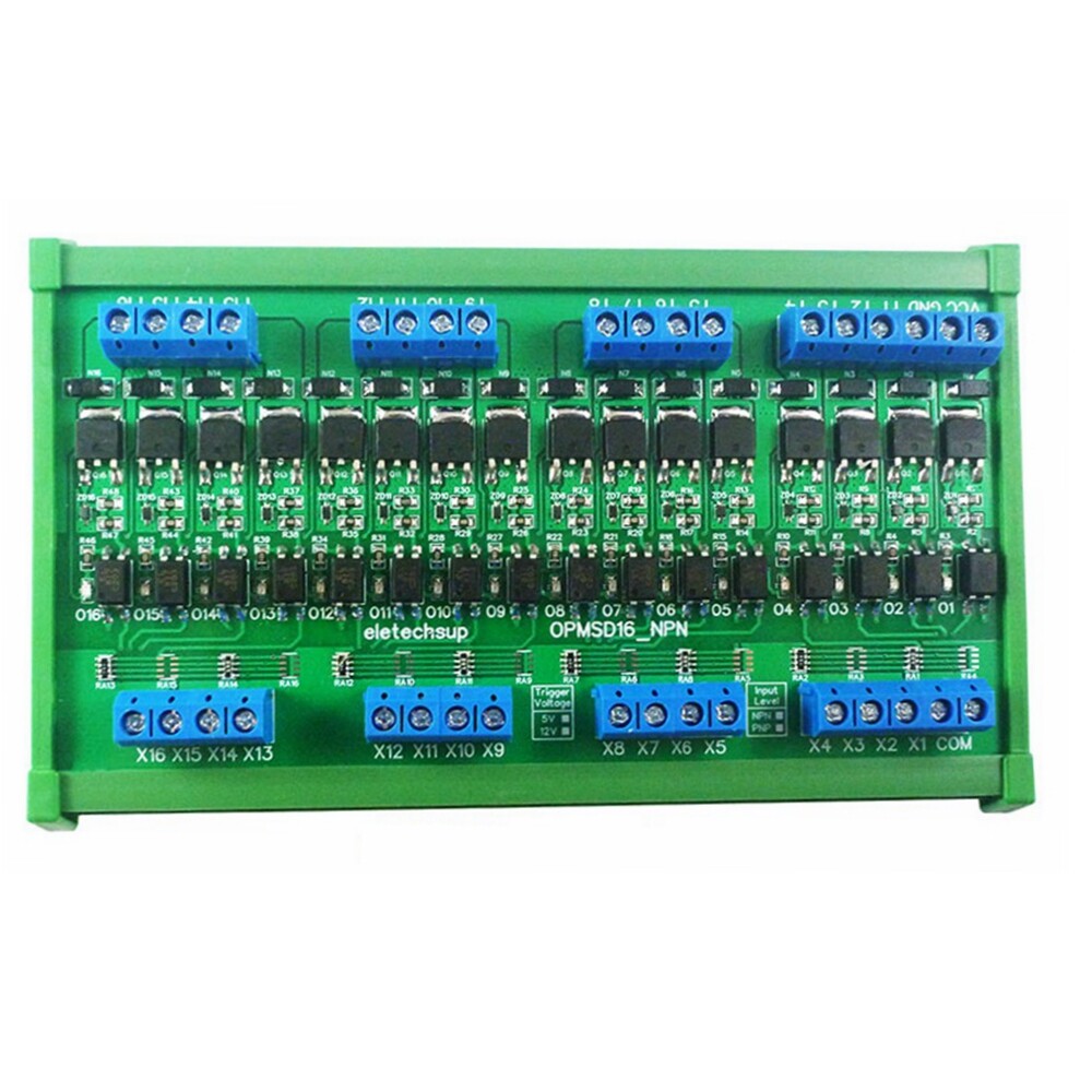 Eletechsup 16CH PNP Output NPN Digital Logic Convert MOS Solid Signal Amplifier
