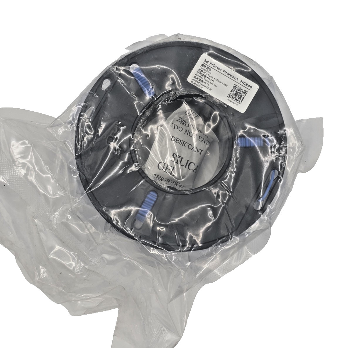 HC330 Printer Food PLA 3D Printer Filament 1.75mm BLUE Color, New-Free Shipping