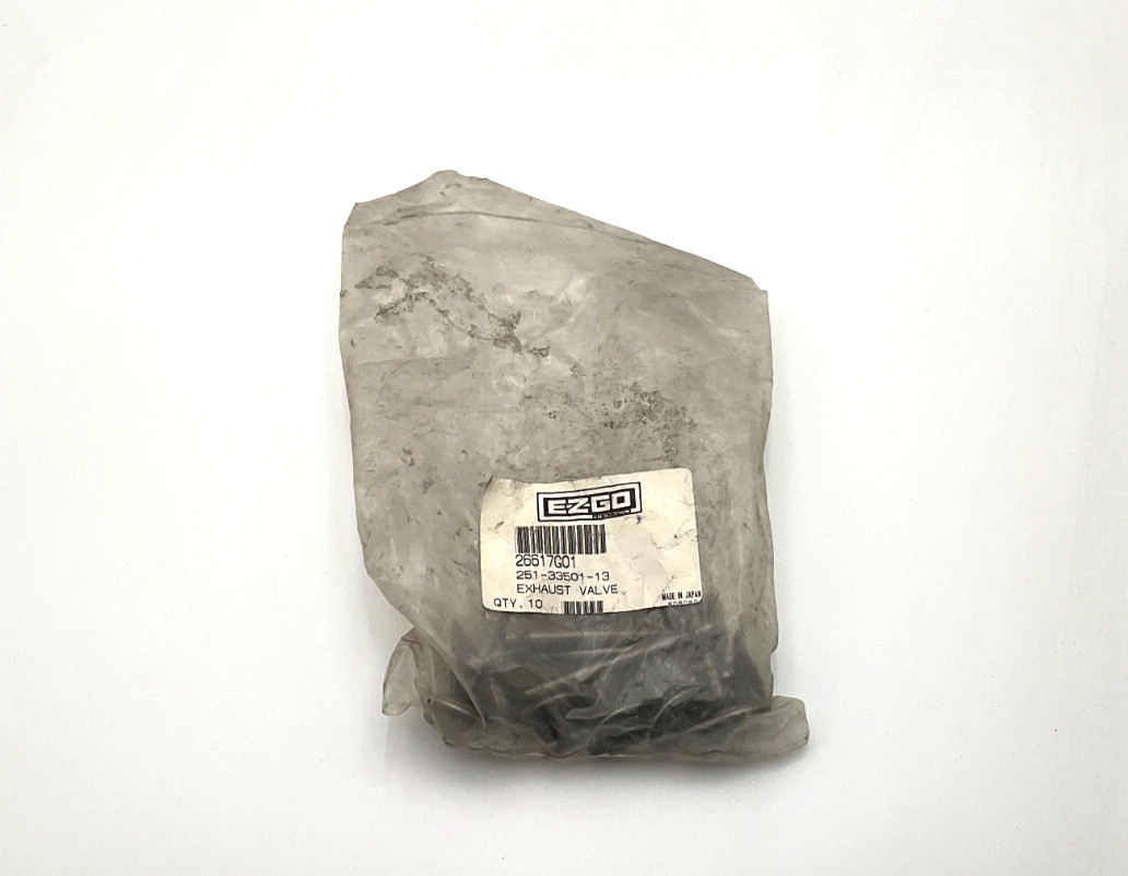 EZGO 26617G01 Exhaust Valve 251-33501-13 Lot of 10 New (TSC)