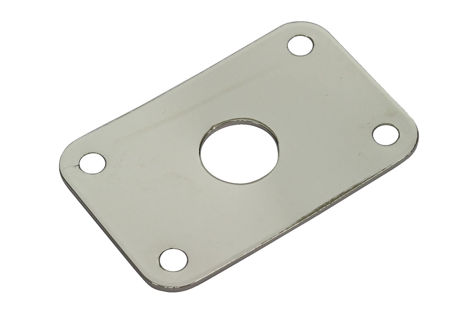 Curved Rectangular Metal Jack Plate Jackplate for Gibson® Explorer Nickel