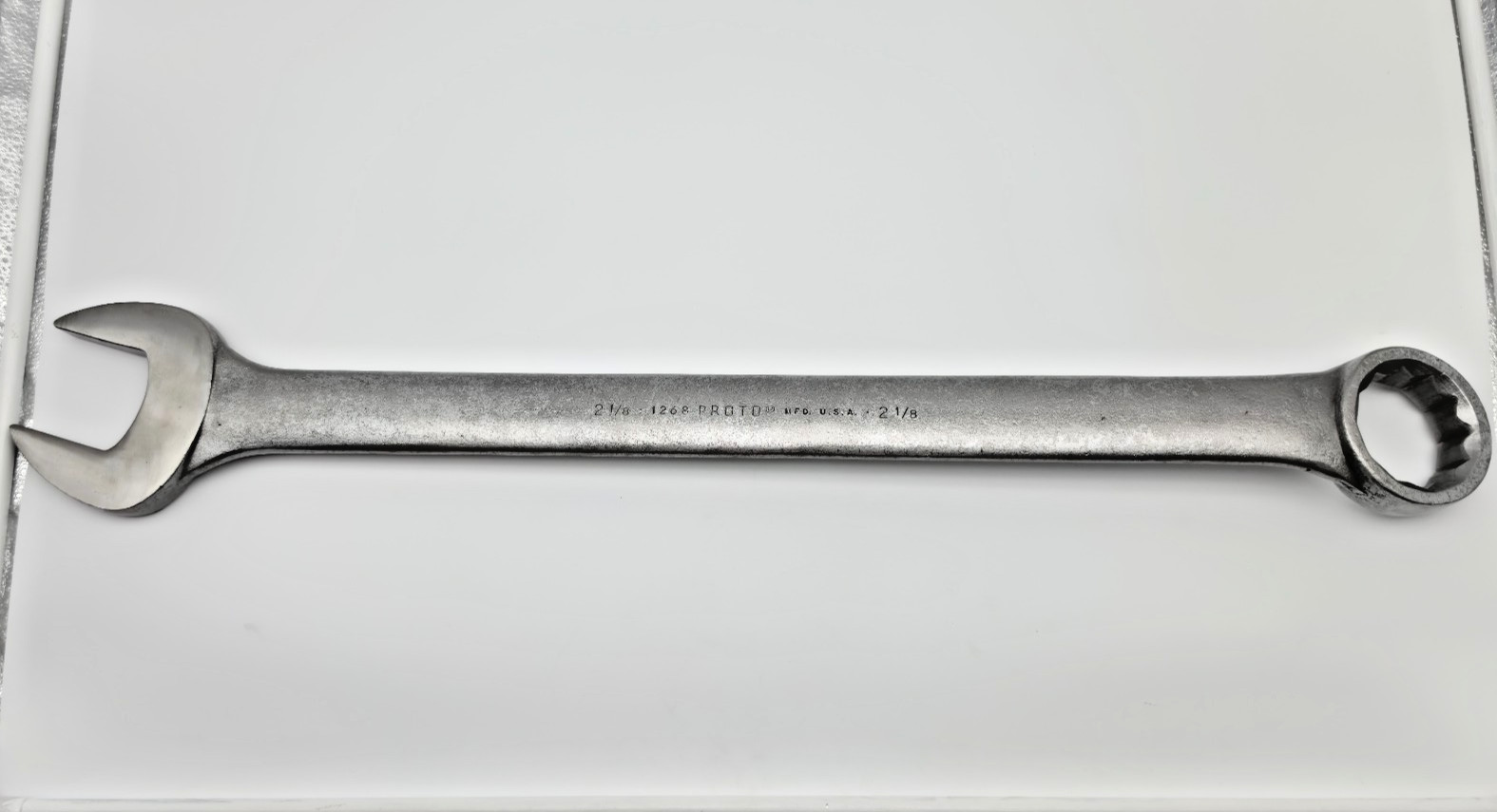 PROTO 2-1/8" Heavy Duty SAE Combination Wrench 30" Long Part #1268 Made in USA