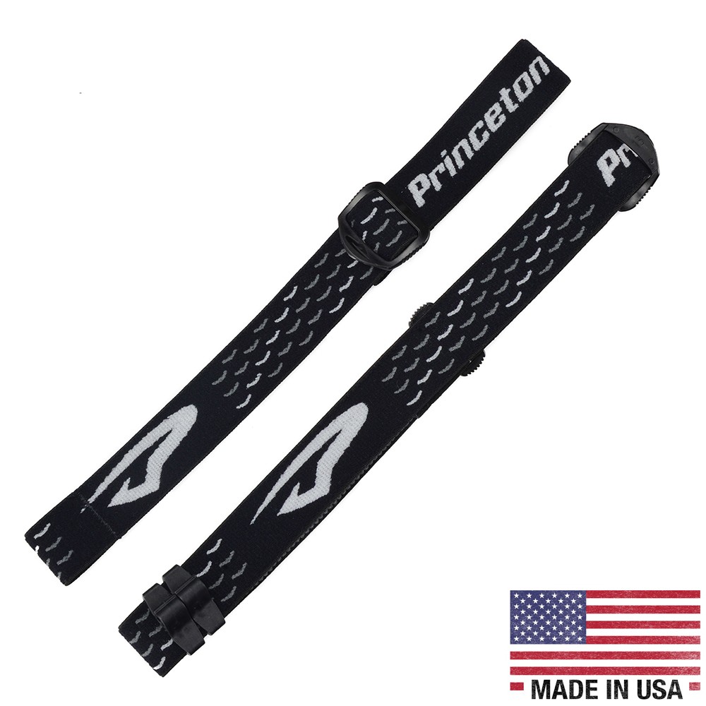Princeton Tec Hl-Apx-Bk 1" Apex Head And Crown Strap Black