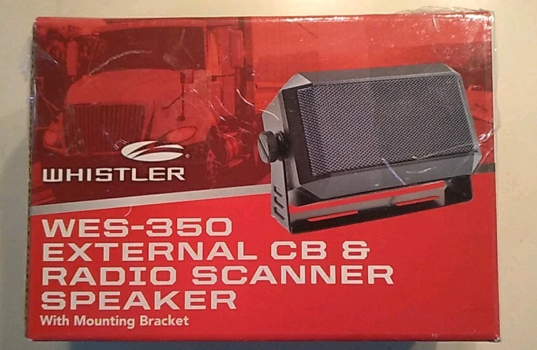 External CB/Scanner Speaker, Whistler WES-350 Retaped Open Box Brand New