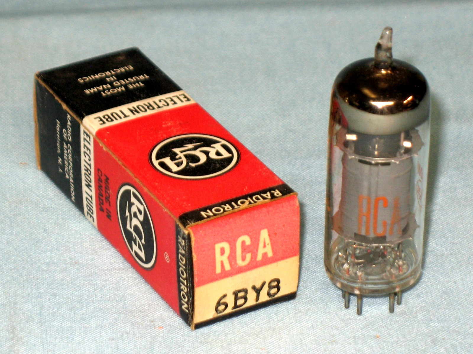 VACUUM TUBE ~ # 6BY8 ~ RCA ~ NOS ~ # 6BY8