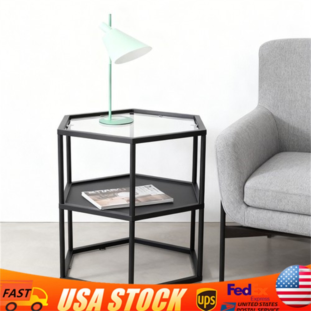 Tall End Table Sofa Side Table Multi-purpose Small Space Table for Living Room