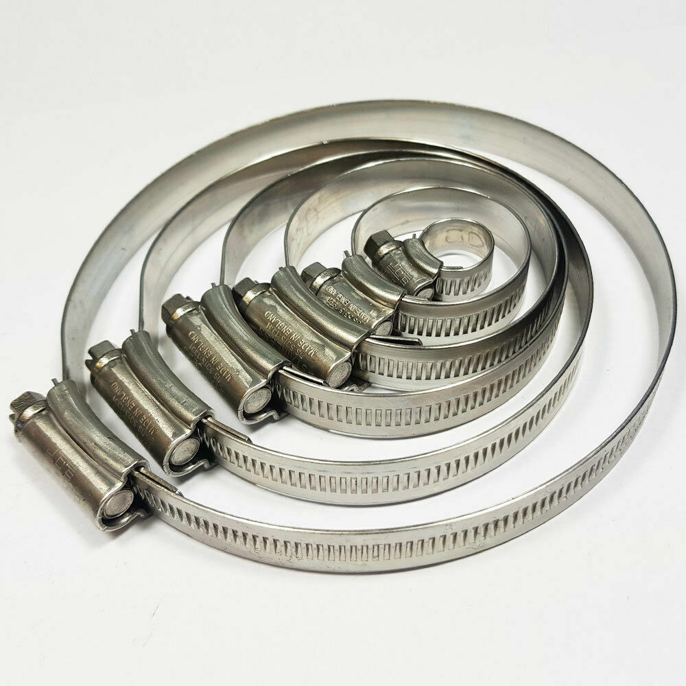 160mm Diameter Worm Drive Jubille Clip Hose Clamp For Extraction Hose - Diameter
