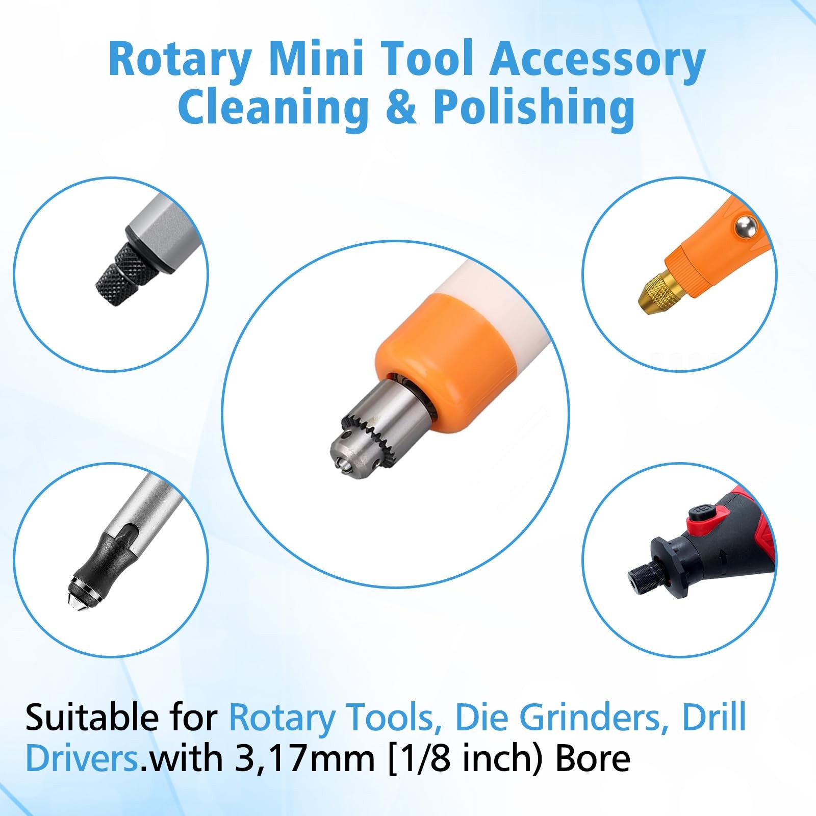 110pcs Buffing Wheel for Dremel Polishing Kit, Dremel...