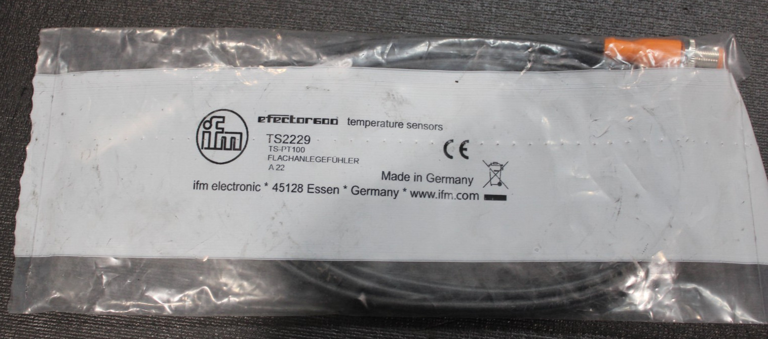 TS2229 IFM EFECTOR 600 TEMPERTURE SENSOR TS-PT100 **NEW**