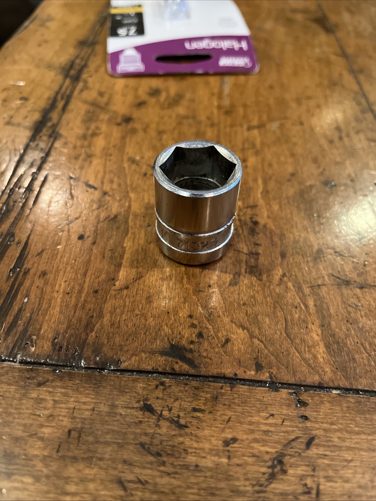 Vintage TRW 71323 19mm 3/8" Drive 6 Point Socket. Good condition.