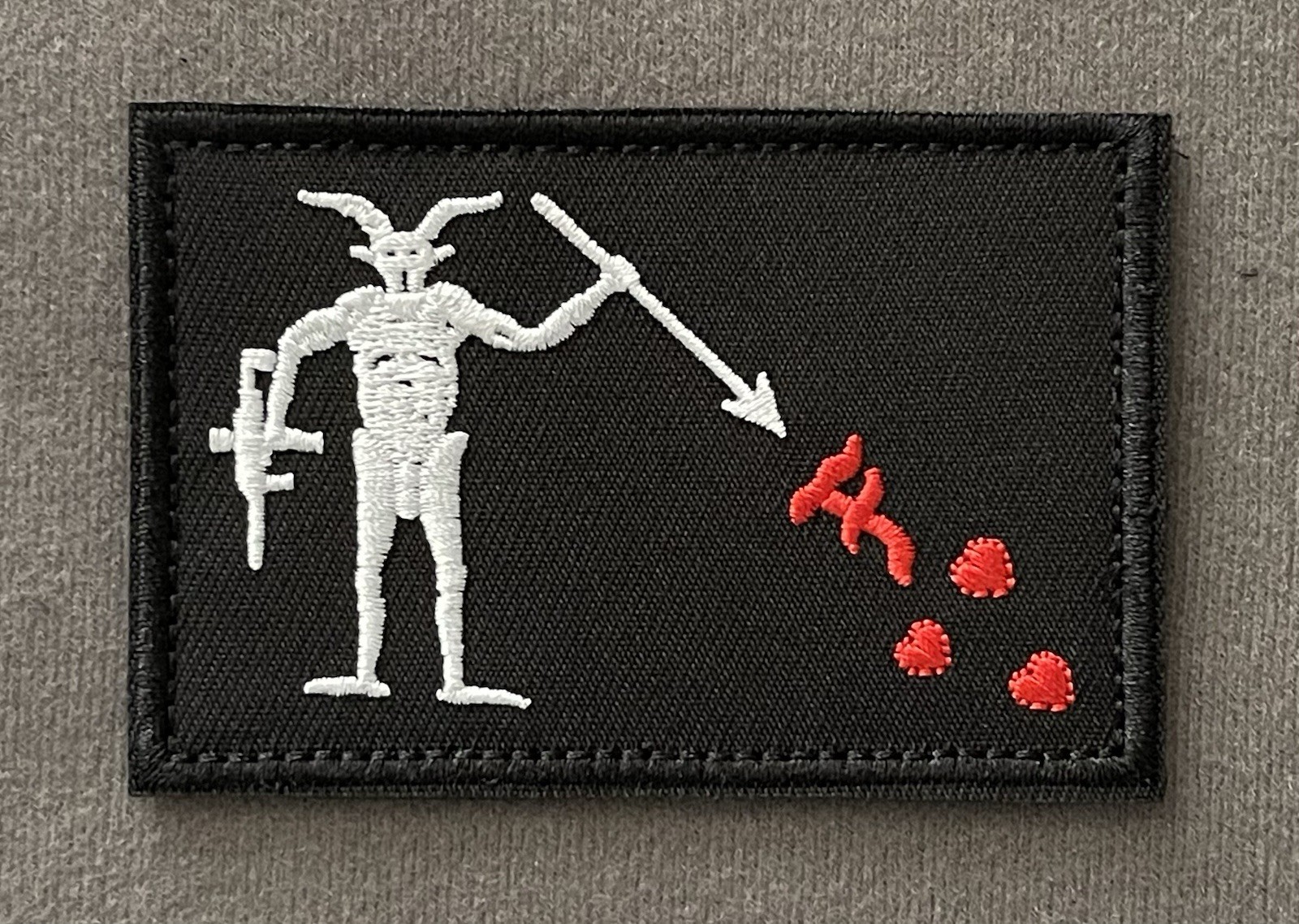 Forward Observations Group Queen Anne’s Revenge Blackbeard Pirate Flag Patch