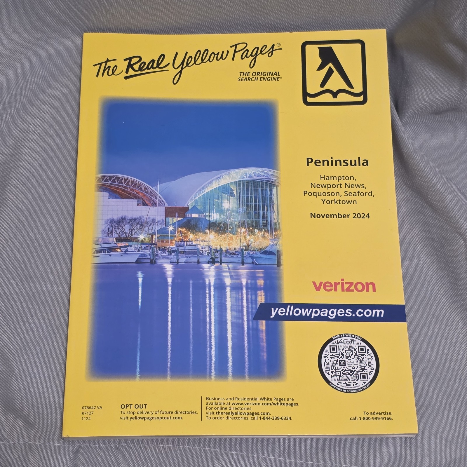 The Real Yellow Pages Hampton Roads Virginia Peninsula Phonebook Nov 2024 New