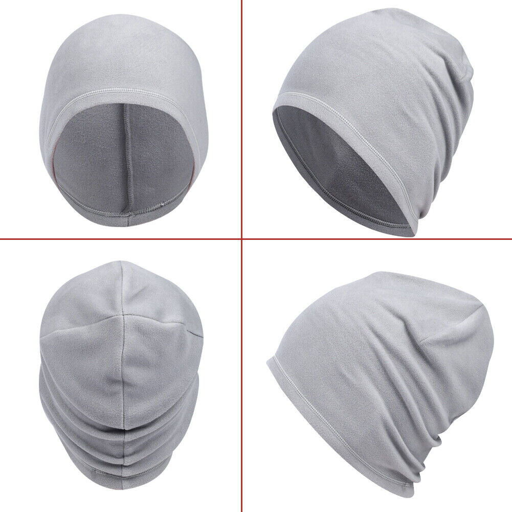 Warm Fleece Beanie Caps Cycling Winter Ski Riding Skull Caps for Men Women Hats