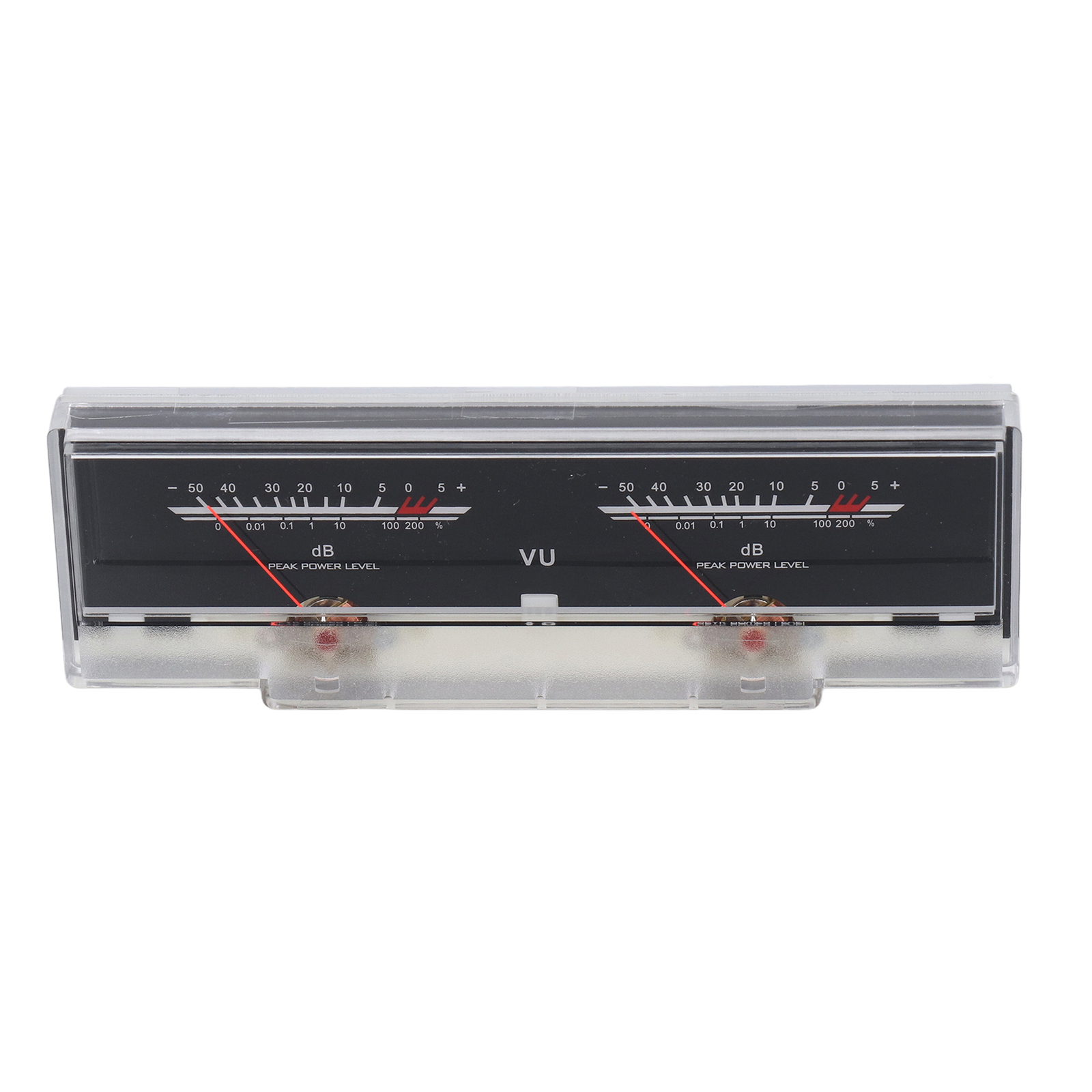 VU Meter Easy Operation ABS White Backlit High Accuracy VU Meter