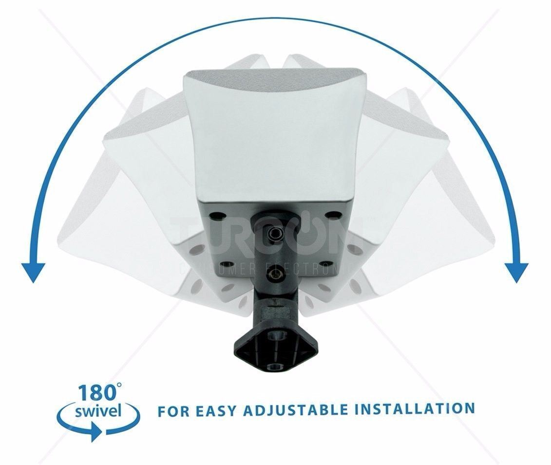 10 PACK UNIVERSAL CEILING WALL SATELLITE SPEAKER MOUNT BRACKET HOME THEATER BOSE