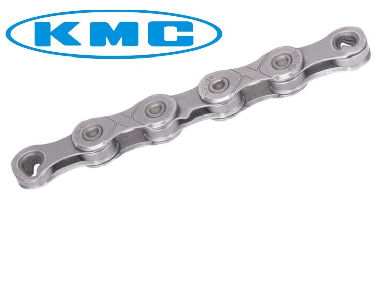 KMC XGLide EPT Rust Proof 126L 9-11 Speed Bike Chain Grey Fits Shimano CUES