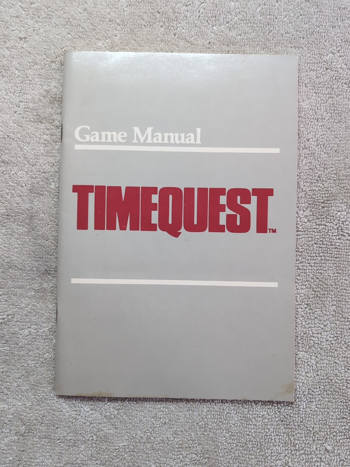 TimeQuest Manual 1991 Legend Entertainment Company Bob Bates