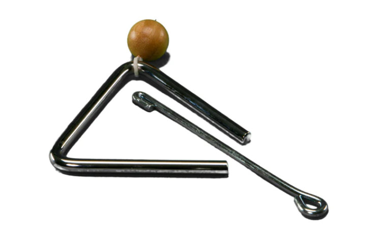 Rhythm Band - RBN120 - Bamboo Triangle with Striker - 4 in.