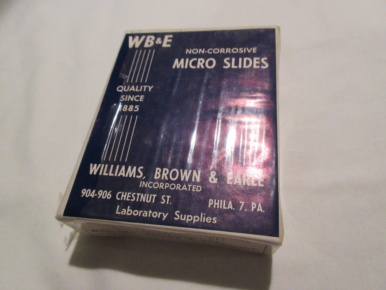 Micro-Slides, Non-Corrosive Micro Slides, by WB&E , Vintage , 1970s , NIB