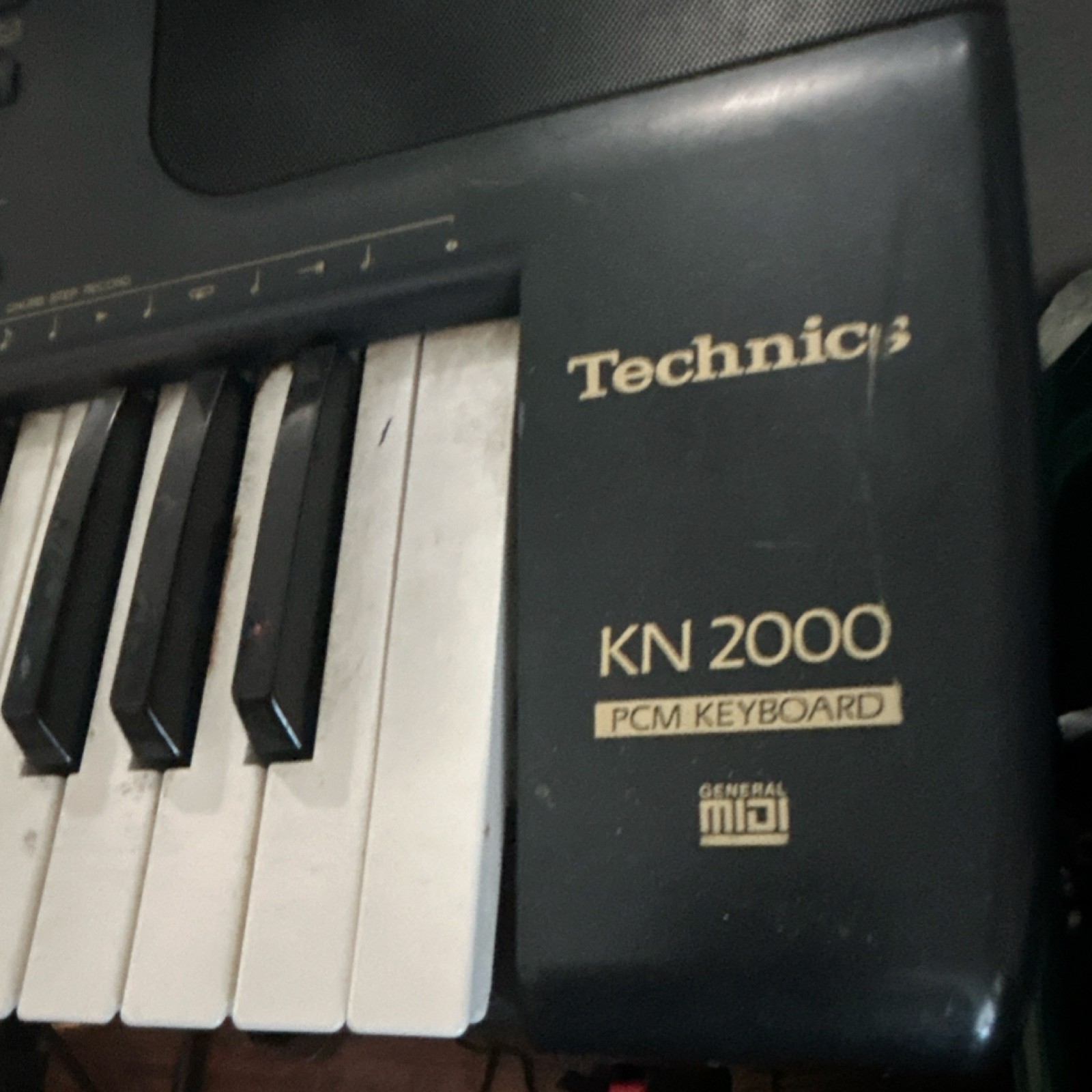 Technics KN2000 61-Key Electronic Keyboard, MIDI, Built-In Speaker, Black