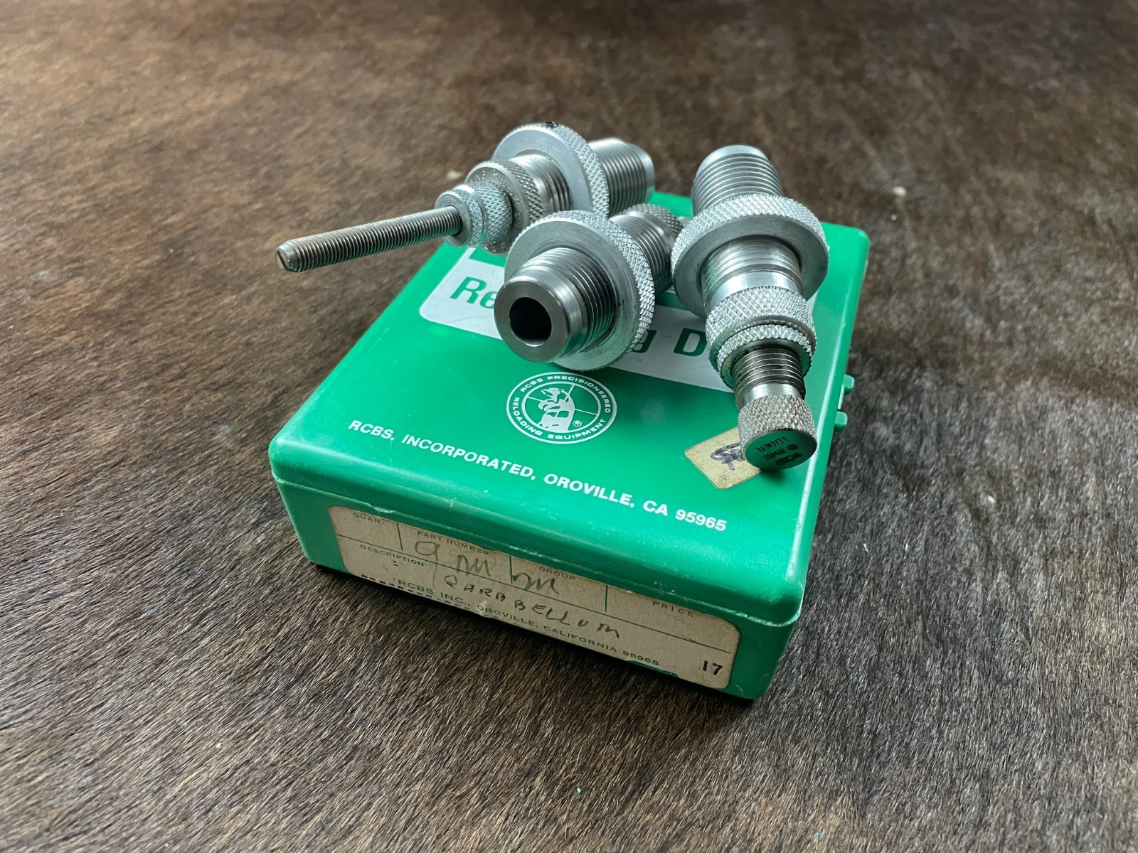RCBS 9MM Luger 3 Die Set & Box Reloading
