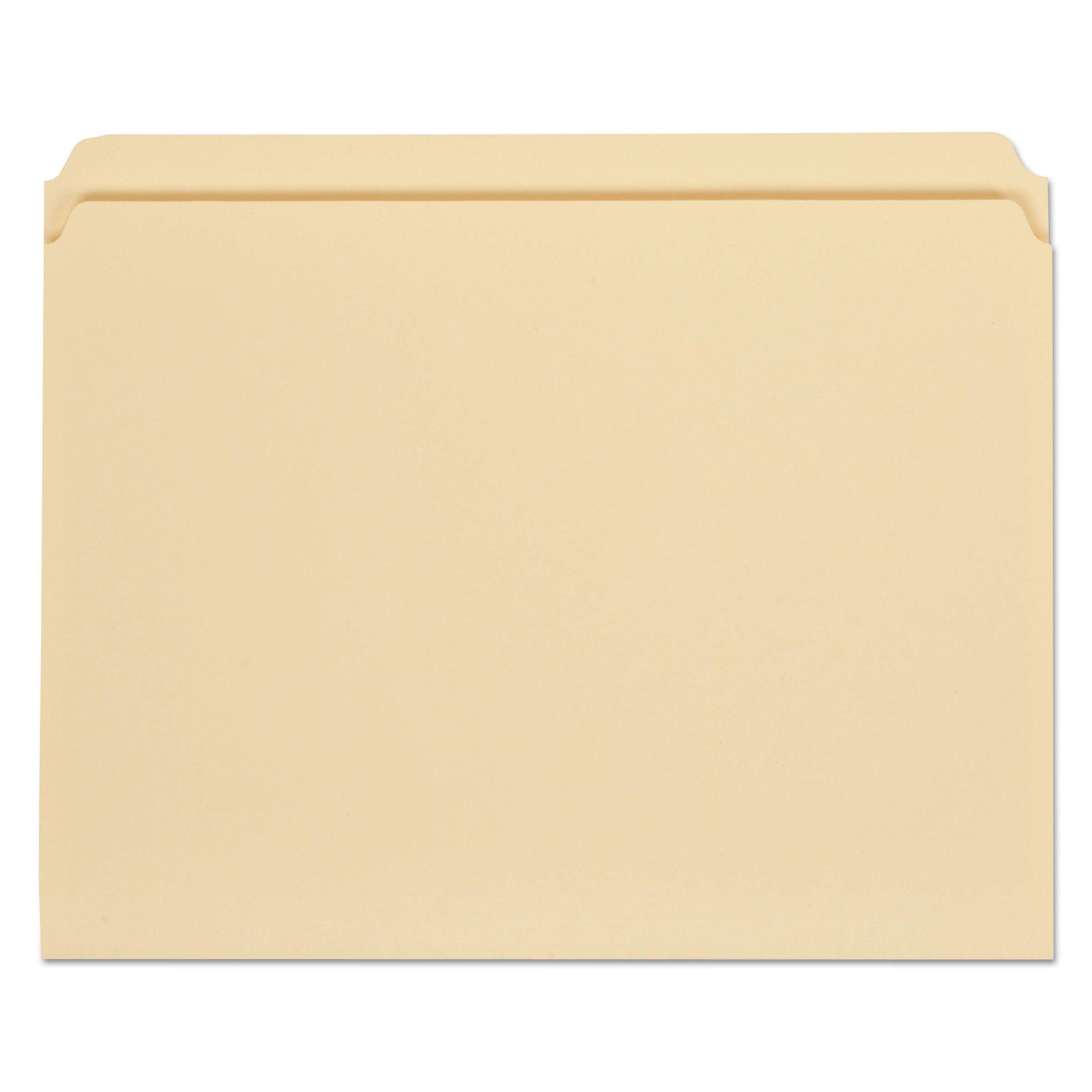 Universal 12110 File Folders, Straight Cut, One-Ply Top Tab, Letter, Manila