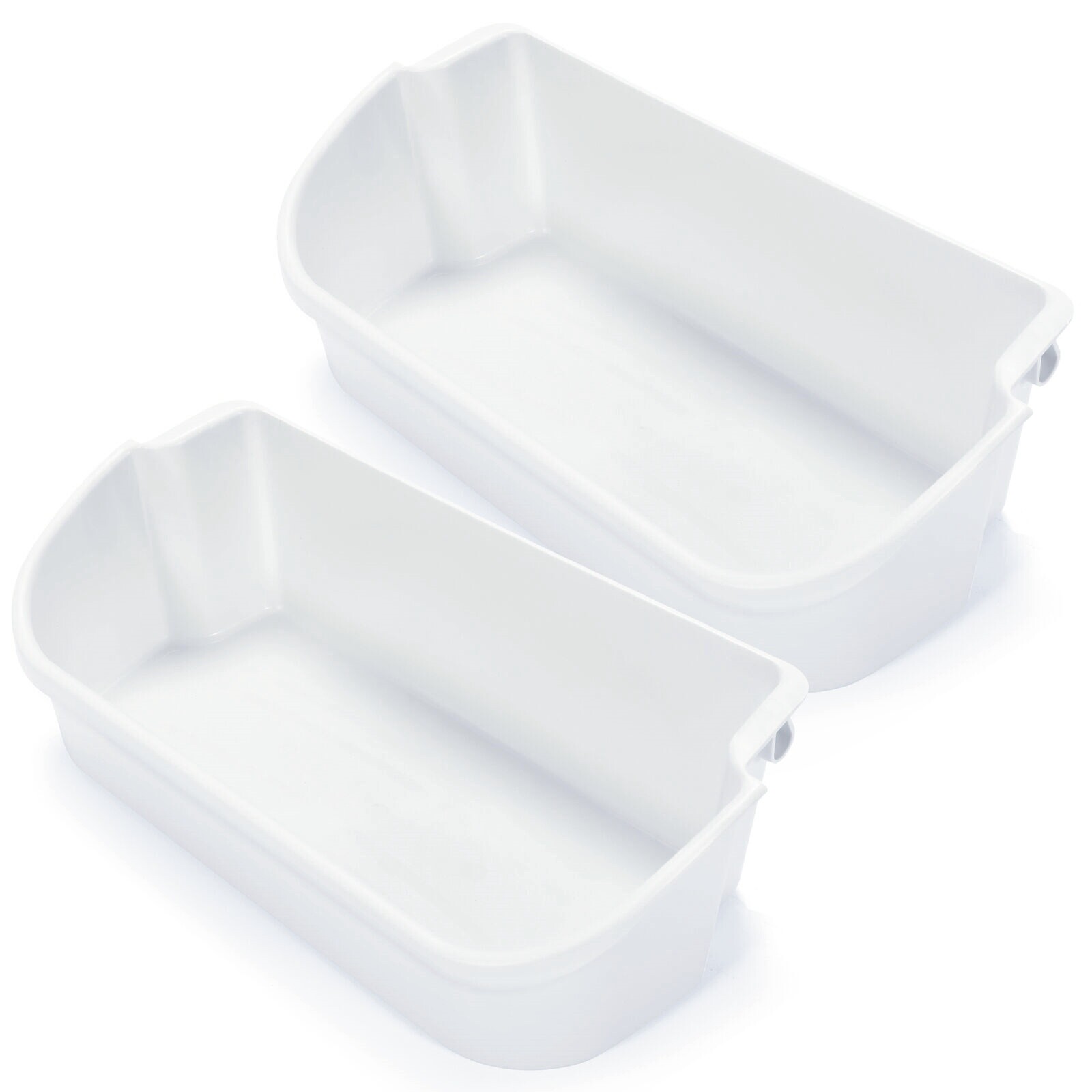For PS430121 240356401 White Door Bin Upper For Frigidaire Refrigerator 2Pcs