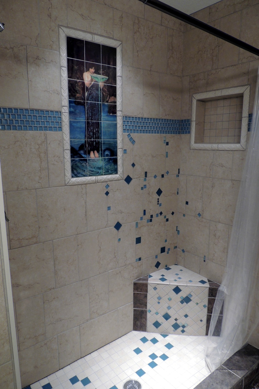 Art Mural Ceramic Waterhouse Bath Backsplash Tile #82