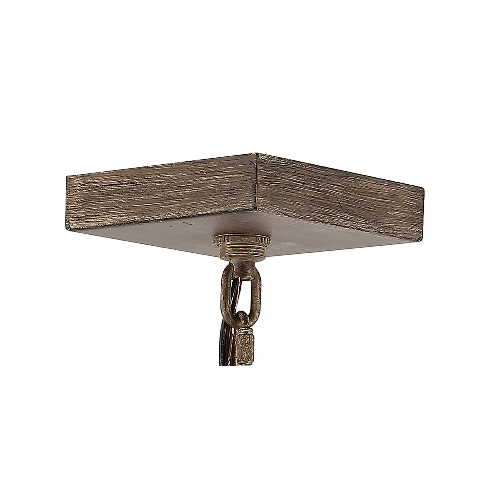 Turing 8.13" Adjustable Iron Rustic Farmhouse LED Pendant, Brown by JONATHAN Y