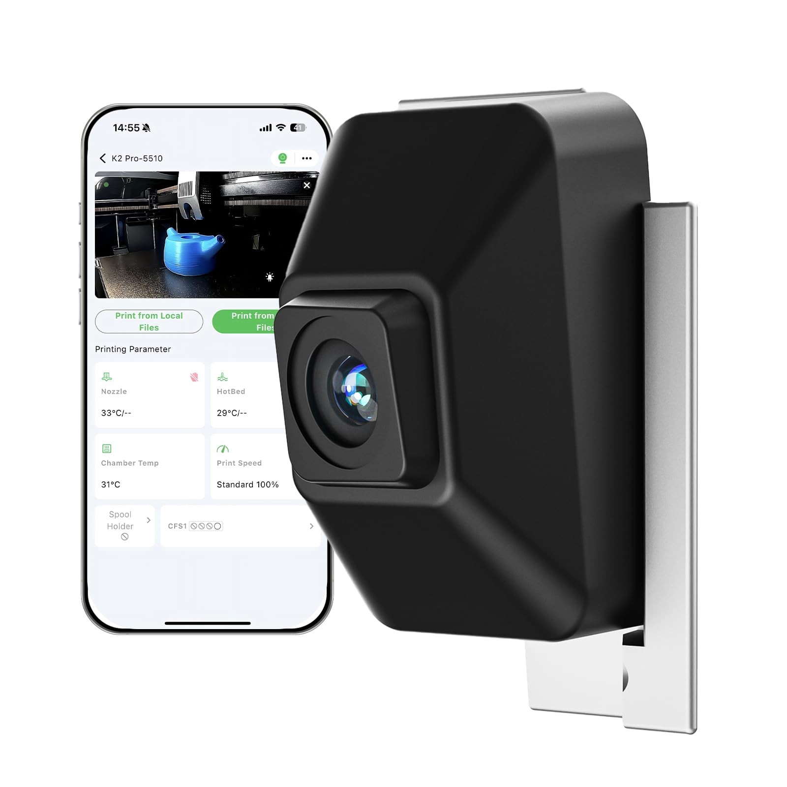 Creality K2/K2 Pro Chamber AI Camera Auto Generation TimeLapse Video