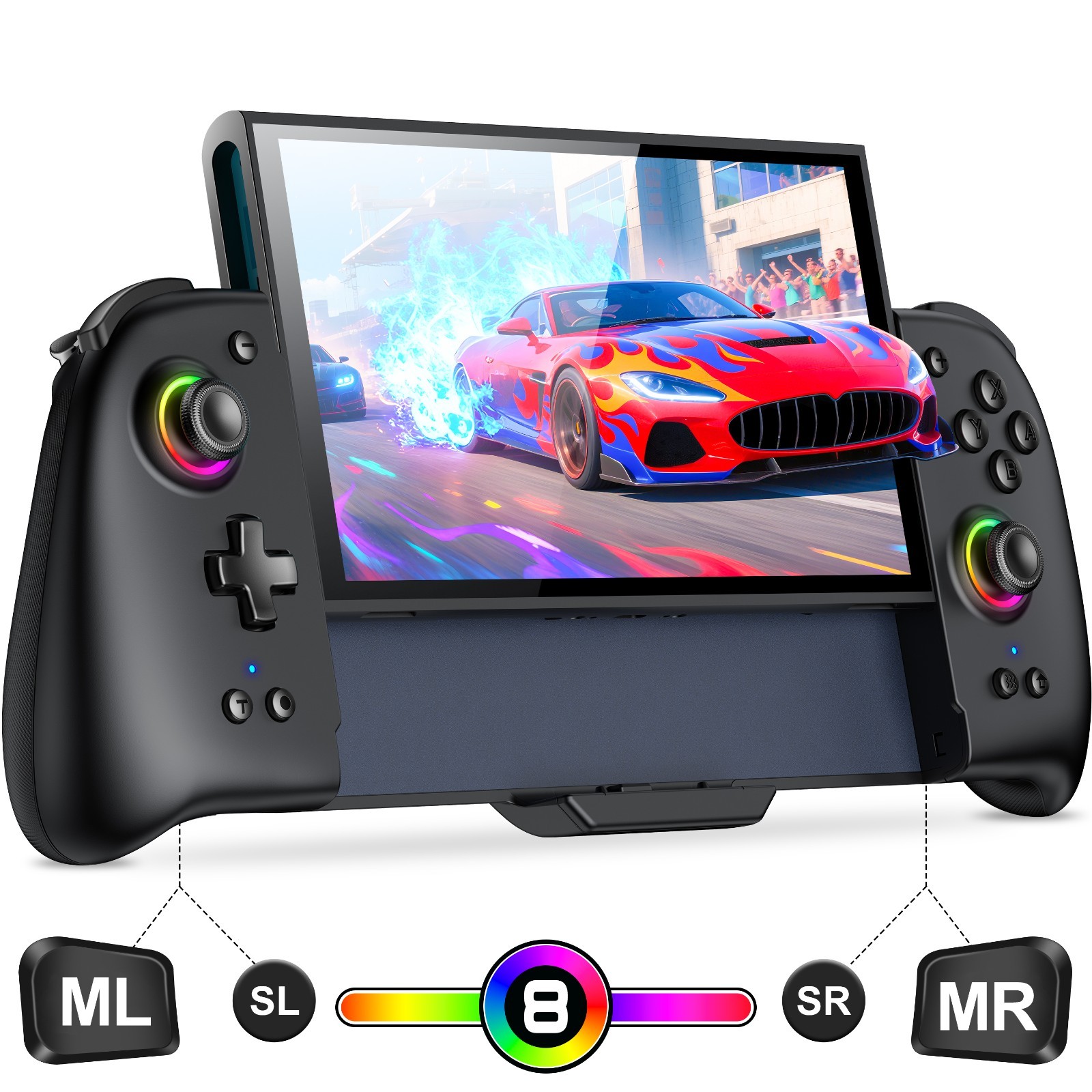 Wireless Handheld Grip Switch 2 Joycon Controller Gamepad for Nintendo Switch 2