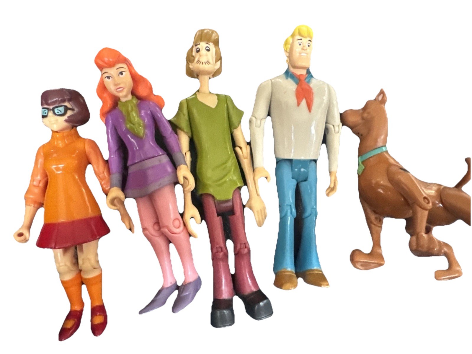 Vintage Shaggy Scooby-Doo Action Figure Lot 5” Hanna-Barbera Character Options
