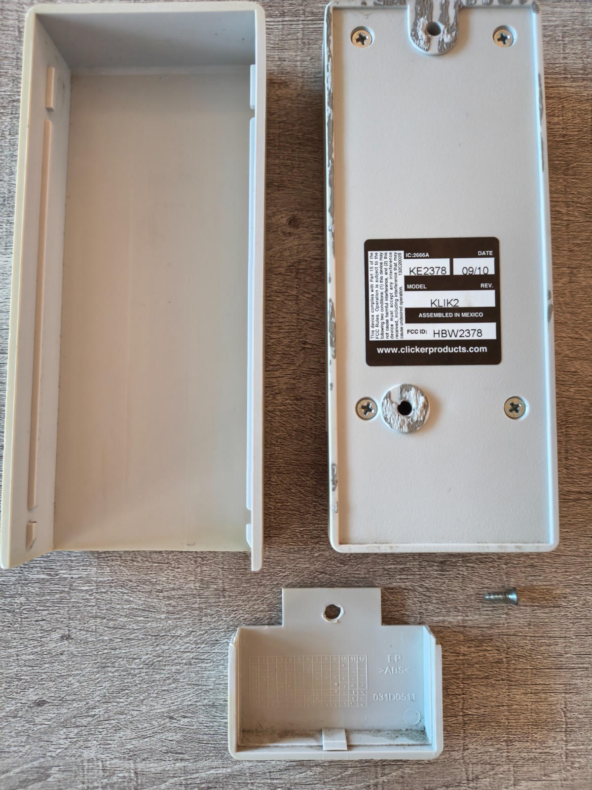 KLIK2U Clicker Keyless Entry Keypad Console -Free shipping