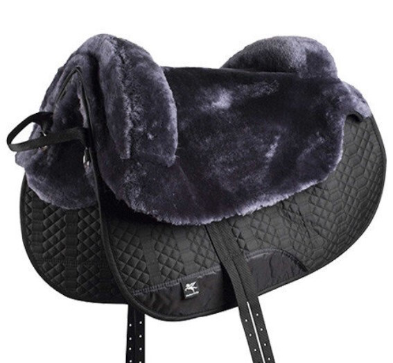 BAREBACK PAD - REAL SHEEPSKIN - WESTERN STYLE - Large