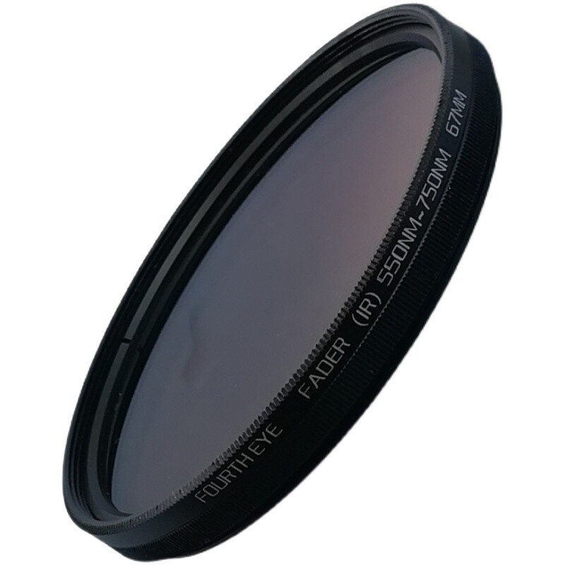 Adjustable Infrared Filter 550-750nm FADER IR49, for SLR Camera Lenses 37-105mm