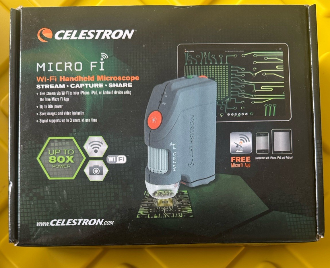 Celestron Micro FI Wi-Fi Handheld Microscope