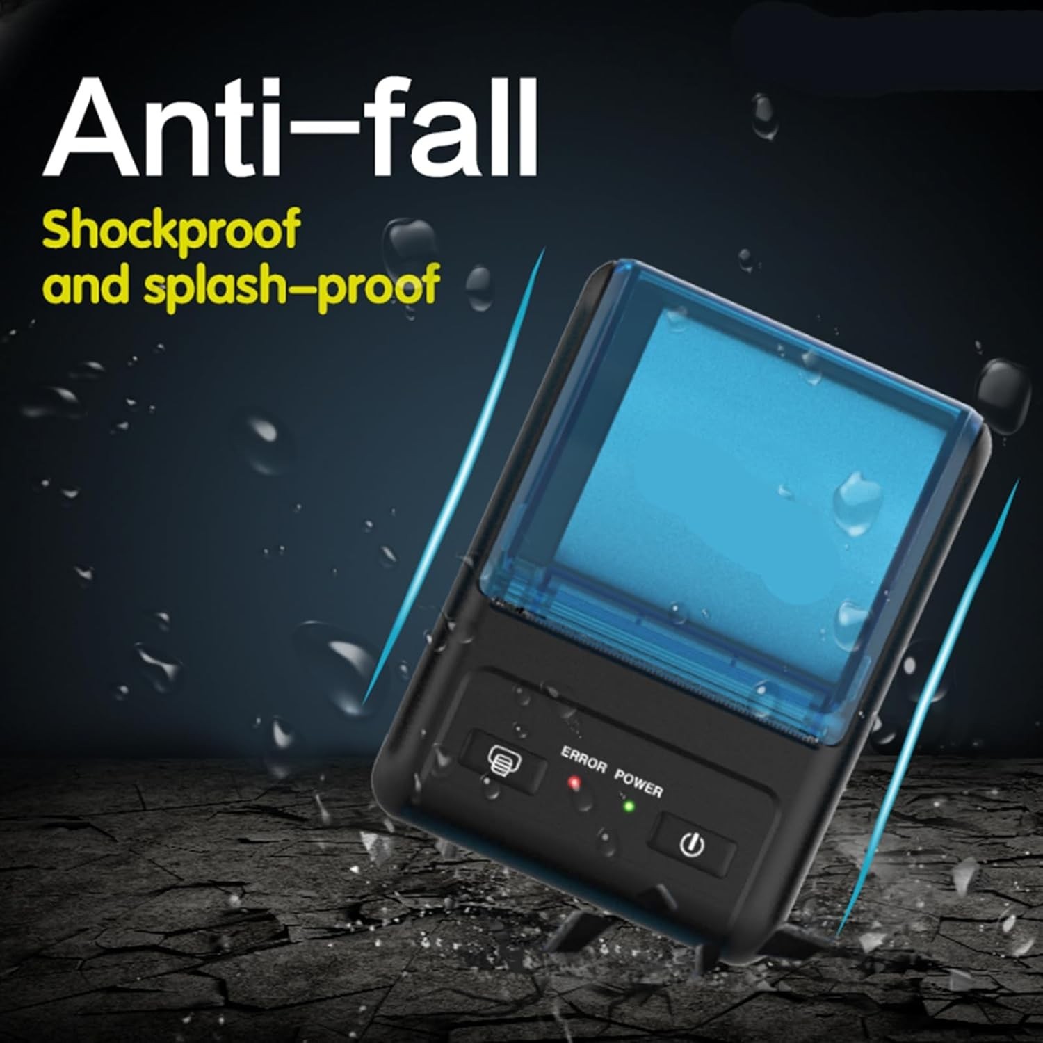 Portable 58mm Bluetooth Thermal Receipt Printer for Android & Windows Users