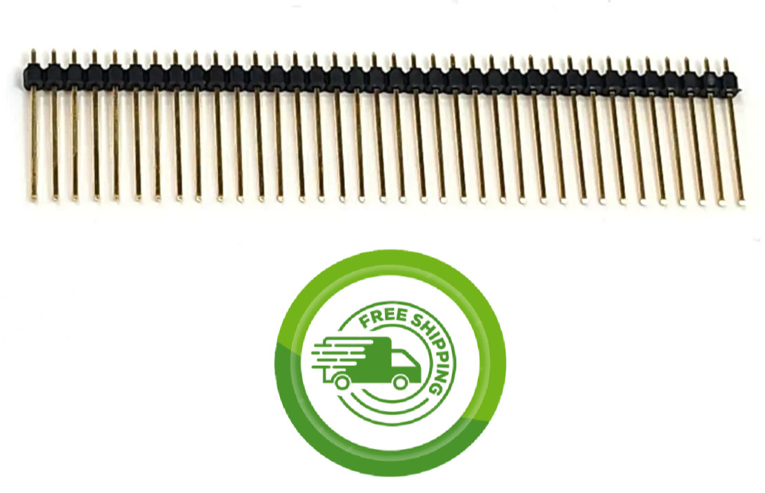 (2x) 36 Position Single Row Terminal Strip  - 0.100" (2.54mm) - Gold Plated