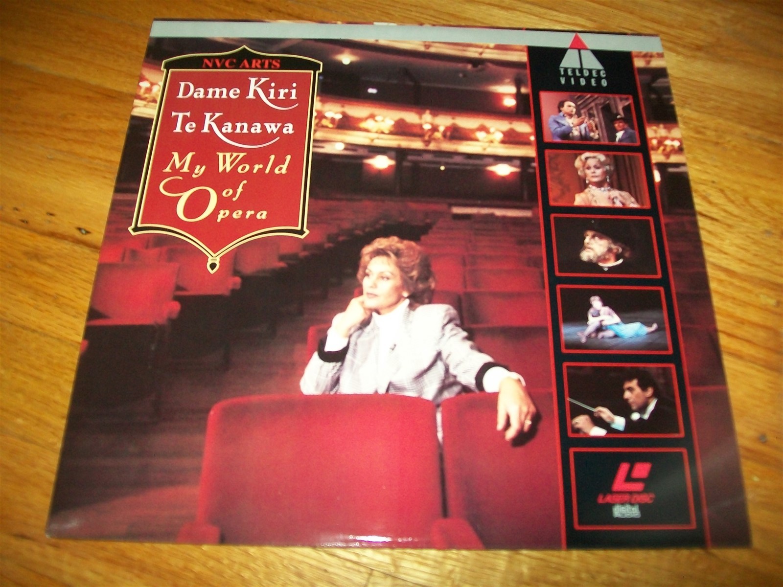 DAME KIRI TE KANAWA - MY WORLD OF OPERA Laserdisc LD EXCELLENT CONDITION RARE!