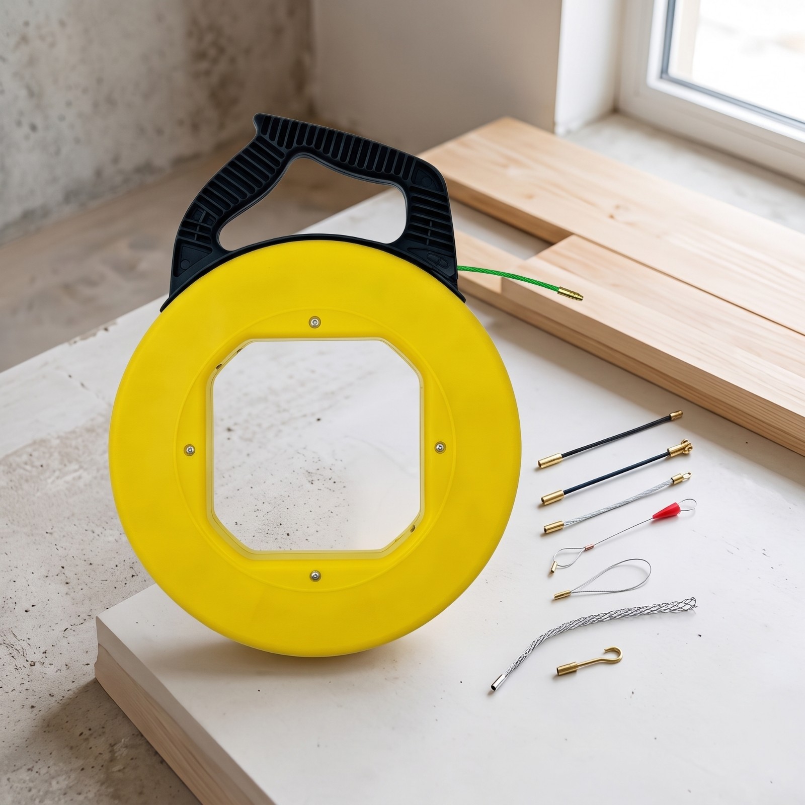 Cable Pulling Reel Flexible Wire Pulling Tape Reliable for Renovation