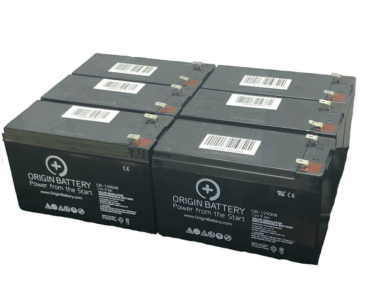 Eaton 9PX3000RT UPS Battery Replacement Kit - 6x 12V 9AH High-Rate SLA/AGM