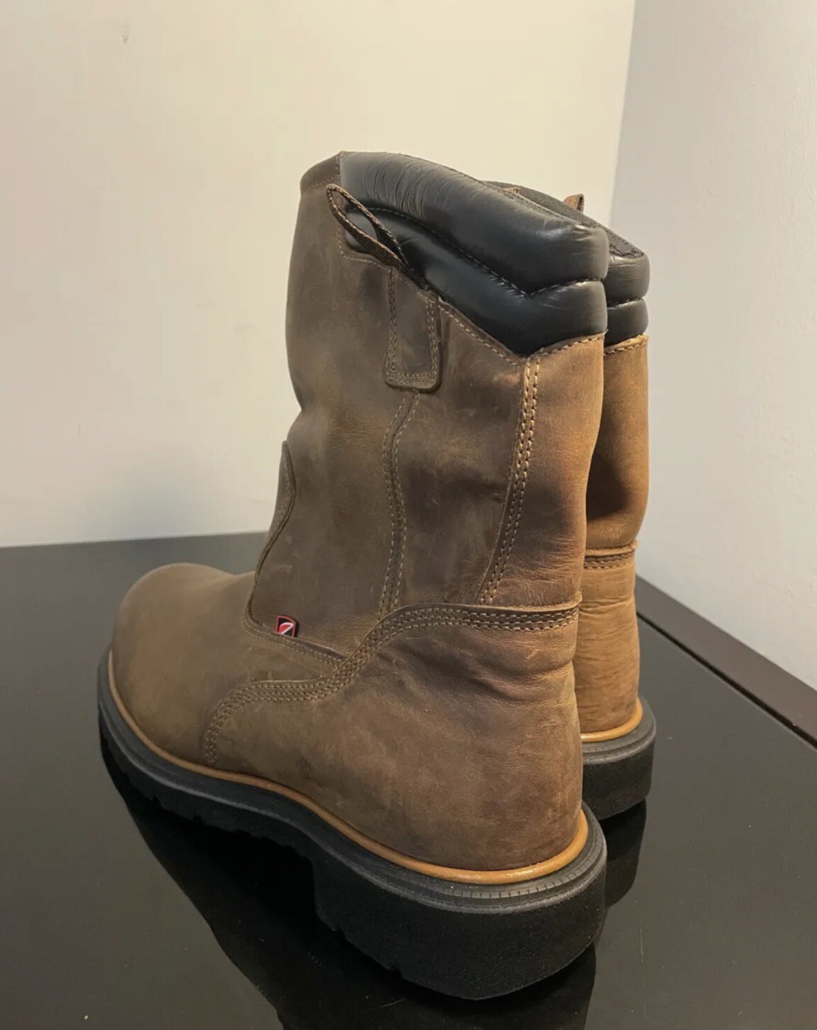 Red Wing DynaForce 11" Pull-On Brown Leather Safety Boots 2261 Men Size 8