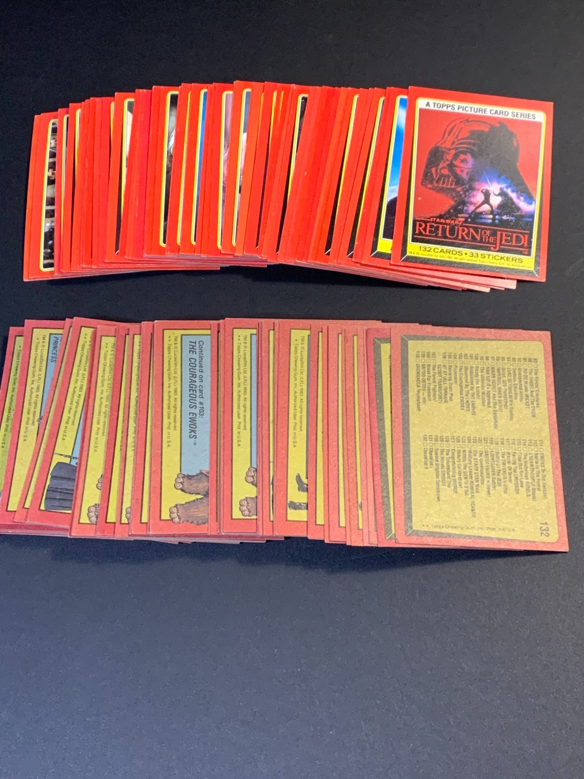 1983 Topps Star Wars Return of the Jedi Series - EX-NM Pick Your Card!