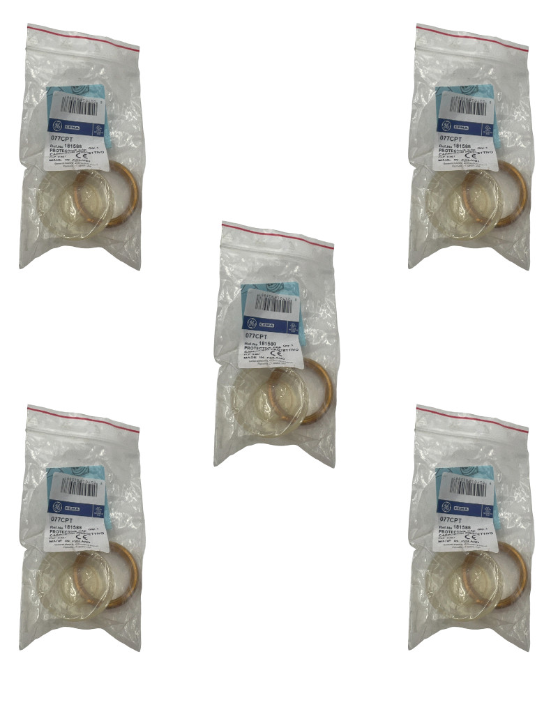 (Lot of 5) GE POWER Genuine Protective Cap 077CPT For standard push-buttons