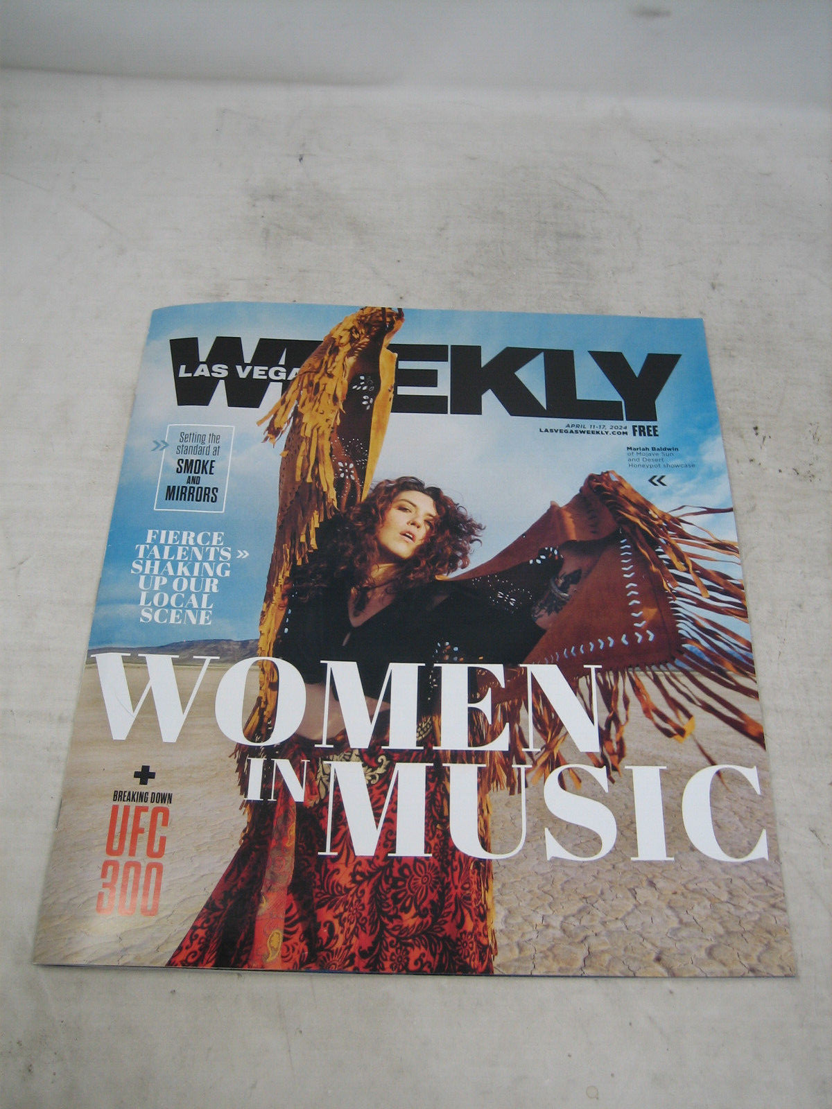 LAS VEGAS WEEKLY MAGAZINE APRIL 11-17 2024 WOMEN IN MUSIC ISSUE UFC 300