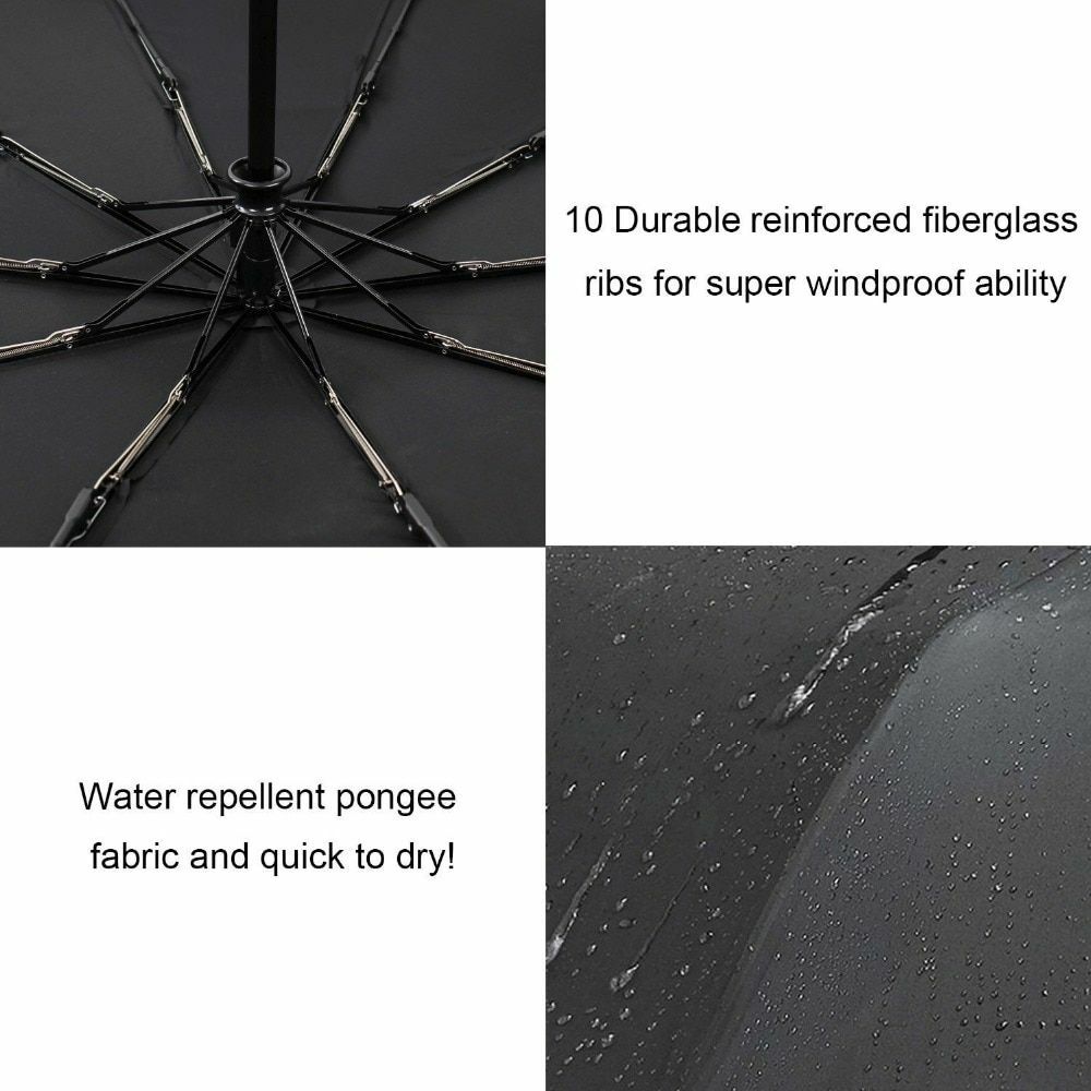 Automatic Umbrella Unisex Wind Resistant Folding Luxury Large Windproof Strong