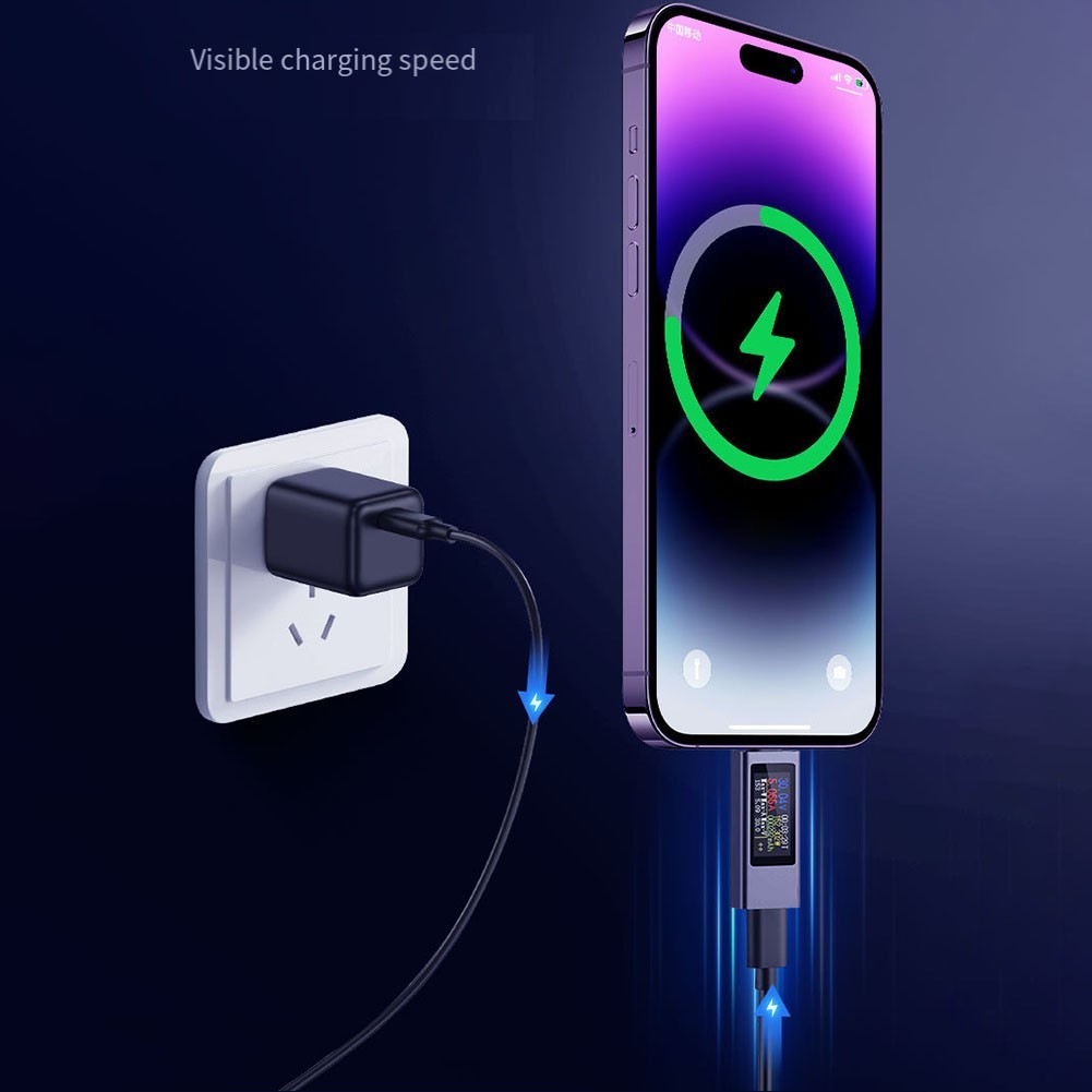 Tester Meter for Phone Charging Current Voltage Meter 2302C 240W