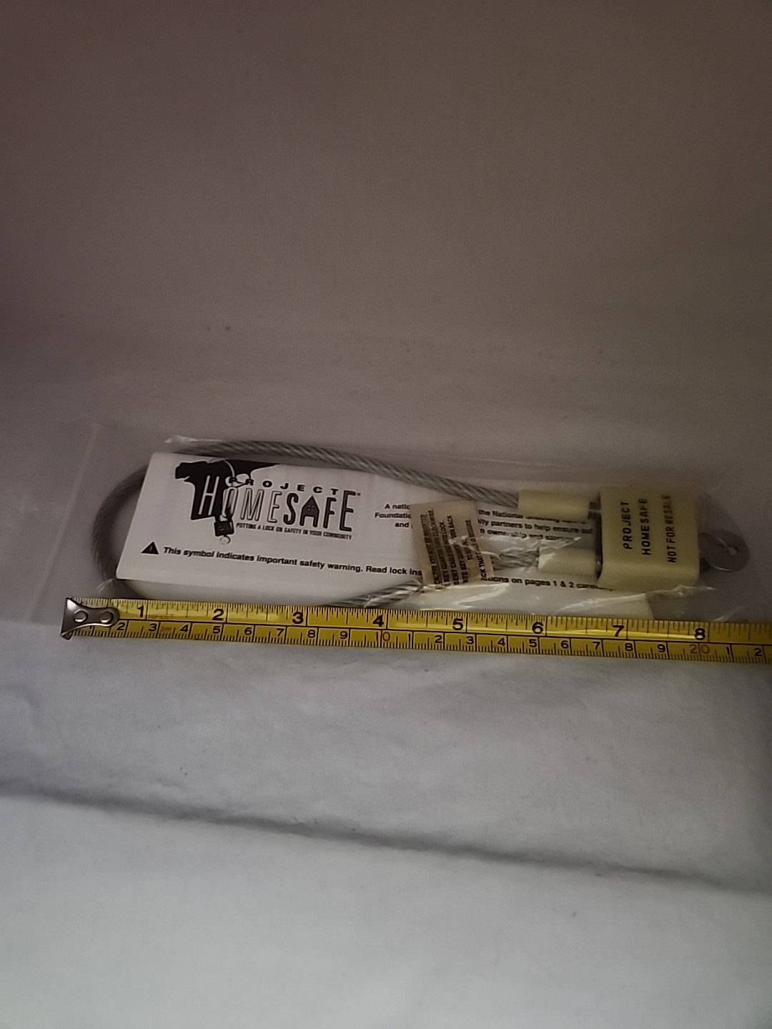 Project Homesafe Gun Safety Lock With 2 Keys in Package